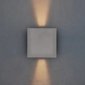 Aplică LED de exterior Brilagi CUBE LED/6W/230V gri IP54