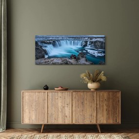 Tablou - Priveliște la cascade (120x50 cm)