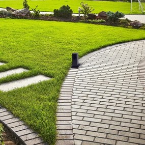 Stâlp de prize de exterior 1Z 230V IP44 20 cm negru