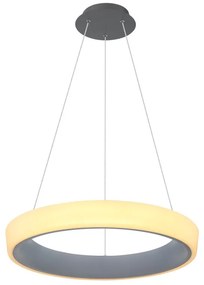 Lustra suspendata LED dimabila cu telecomanda design modern TABANO antracit 48272H-36 GL