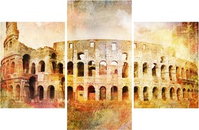 Tablou - Pictură digitală, Colosseum, Roma, Italia (90x60 cm)