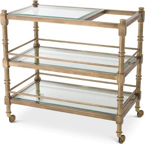 Gheridon, Masuta cu roti design LUX Alexia