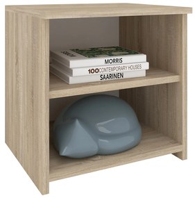 Noptiera Alma, O Polita, Stejar Sonoma, 40 x 33 x 40 cm