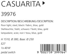 Lampadar, lampa de podea design modern CASUARITA 39976 EL