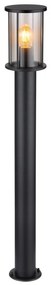 Stalp mediu pentru exterior design modern IP54 Gracey negru