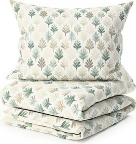 Lenjerie de pat din microfibra TREES & STARS verde Dimensiune lenjerie de pat: 70 x 90 cm | 140 x 220 cm