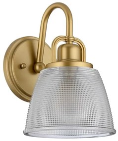 Aplică LED pentru baie Quoizel QZ-DUBLIN1-PNBR DUBLIN 1xG9/3W/230V IP44 auriu