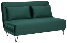 Canapea extensibila Culoare Verde, ZENIA VELVET