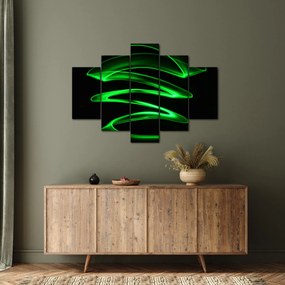 Tablou - valuri neon (150x105 cm)