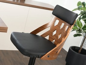 Scaun Henriette (nuc închis + negru). 1110614