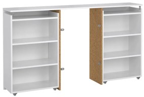 Tăblie de pat albă 145x80 cm Naia – Tvilum