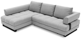 Coltar extensibil Clinton 5 locuri stofa L242