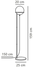 Lampadar Nordlux WILSON 1xG9/5W/230V negru