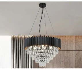 Brilagi - Lustru suspendat pe cablu CARLOS 9xE14/40W/230V diam. 60 cm