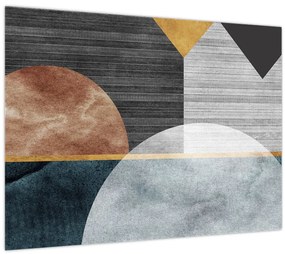 Tablou - Forme și texturi (70x50 cm)