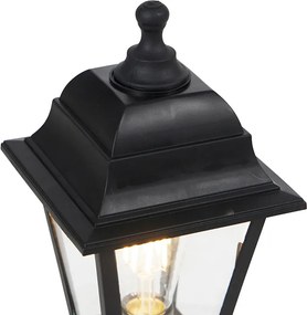 Baliză clasică de exterior neagră 44 cm IP44 - Capital