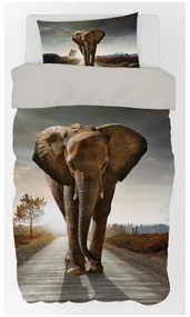 Elefant lenjerie de pat 140×200cm, 70×90 cm