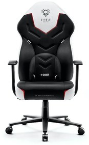 Scaun De Gaming Din Material Diablo X-Gamer: SNOW WHITE Diablochairs