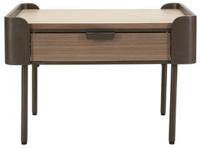 Măsuță de cafea maro din lemn de brad 60x60 cm Toronto – Mauro Ferretti