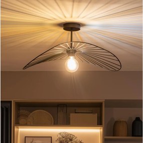 Brilagi - Lustră LED aplicată CERIA WIRE 1xE27/60W/230V 40x56 cm neagră