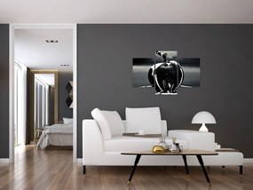 Tablou cu mărul negru (90x60 cm)
