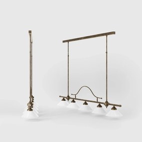 Lustra din alama cu inaltime reglabila Sofia 5L