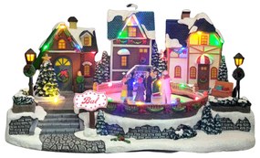 Figurina de Crăciun, cu iluminare LED