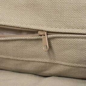 Canapea bej cu tapițerie din in 212 cm – Ixia