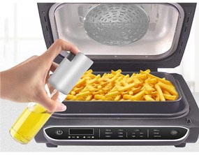 Resigilat: Fripteuza cu aer cald si grill  8in1 Beper P101FRI080, 1700W, 8 programe, 3.8 L, 230°C, Negru