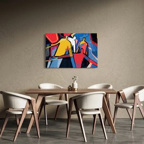 Tablou - Abstract bărbați (90x60 cm)