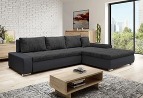 Supermobel Coltar TOSCANIA C, 297x80x214, berlin 01/piele eco alba, dreapta