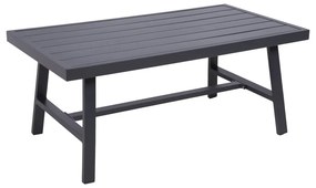 Set mobilier de grădină gri închis din aluminiu pentru 4 persoane Denia – Garden Pleasure