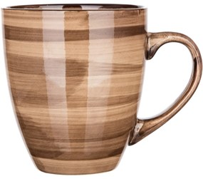 Set de 6 căni din ceramică Banquet PALAS , 400 ml, maro