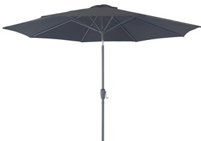 Parasol de grădină Houston cu cadru metalic 300 cm negru
