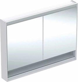 Dulap cu oglinda si nisa Geberit One ComfortLight 120 cm alb