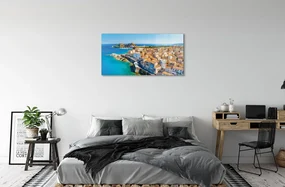 Tablouri acrilice Marea Grecia coasta de oraș