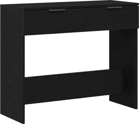 vidaXL Masă de consolă Stejar Negru 30 x 36 x 75 cm Lemn compozit