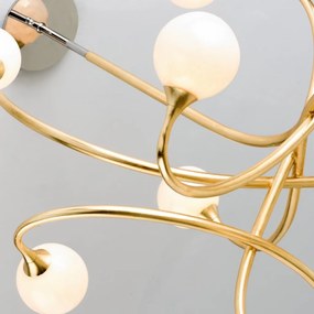 Candelabru LUX, realizat manual, design modern, SIGNATURE cu 9 surse de lumina