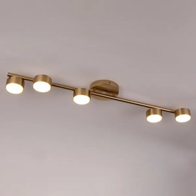 Spot PUNTO 5xGX53/12W/230V auriu