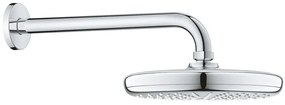 Palarie dus fix Grohe Tempesta 210, O21 cm cu brat, montaj pe perete