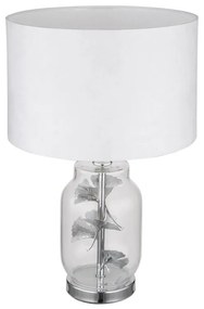 Veioza/Lampa de masa design decorativ GINKO crom/clar