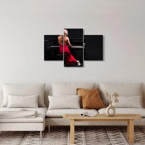 Tablou - Femeia cântând la pian (90x60 cm)