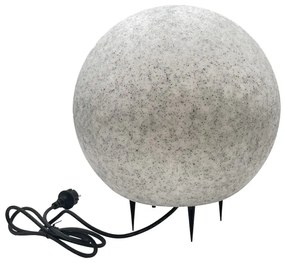 Lampă decorativă de exterior LUMISTONE 1xE27/15W/230V IP65 Ø 38 cm