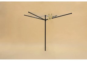 Uscător de rufe gri antracit pentru grădină 50 m Topspinner – Brabantia