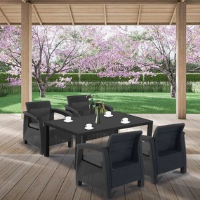 Set de mobilier de grădină Corfu Duo cu masă Melody