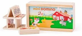 Mini-domino Woody Animale, 12 x 7 cm