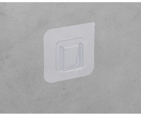 Perie de WC albă autoadezivă din plastic Zalana – Allstar