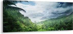 Tablou -Jungla din Seychelles (120x50 cm)