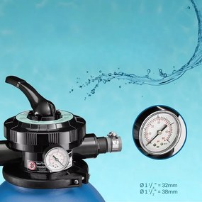 Deuba Sistem de filtrare cu nisip 15 900 l/h cu prefiltru