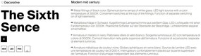 Lampadar LED, Lampa de podea moderna The Sixth Sense